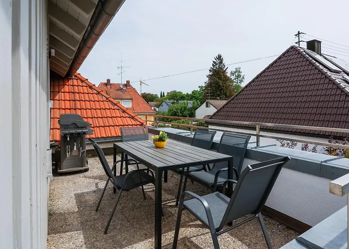 アパート Dreamstay Traum Penthouse Goeggingen *